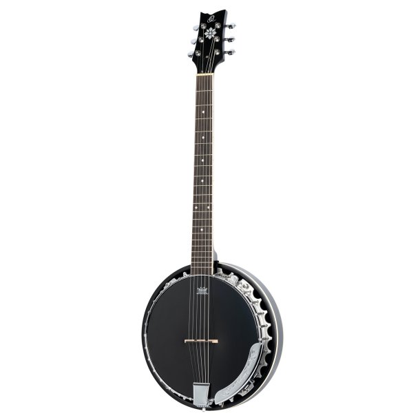 Ortega OBJE356-SBK-L Left Hand Banjo