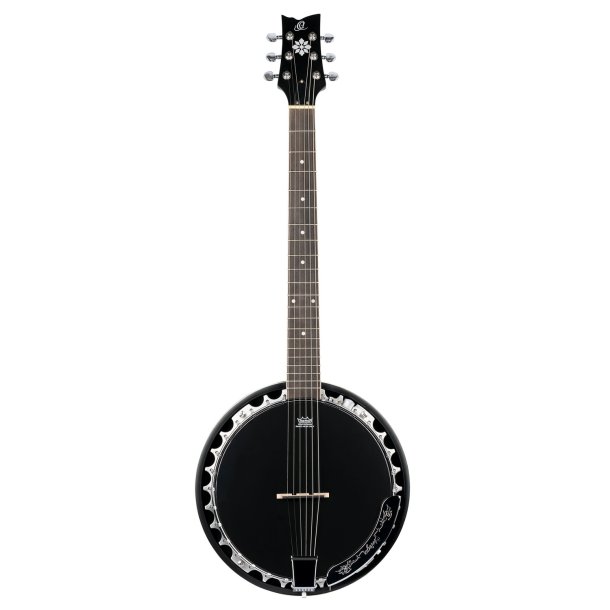 Ortega OBJE356-SBK-L Left Hand Banjo