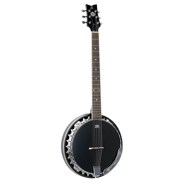 Ortega OBJE356-SBK-L Left Hand Banjo