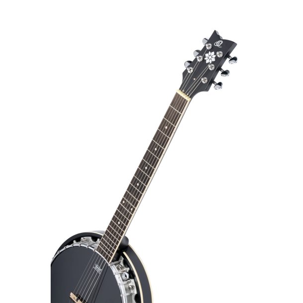Ortega OBJE356-SBK-L Left Hand Banjo