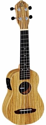 Ortega RFU10ZE Sopran ukulele med mik, med pose