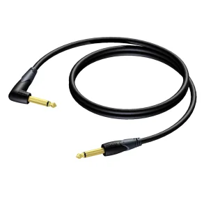 ProCab kabel mono Jack > Vinkel Jack 1,5 meter (CLA650-1,5)