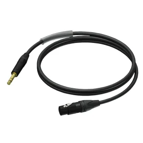 ProCab kabel Neutrik XLR hun > Jack stereo - 1,5 meter (PRA723-1,5)