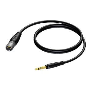 ProCab XLR han > Jack stereo - 5 meter (REF724-5)