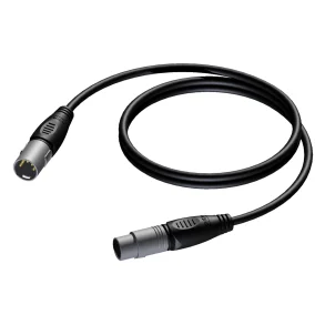 ProCab DMX-AES digital audio kabel 5 pol XLR 0,5 meter (REF955-0,5)