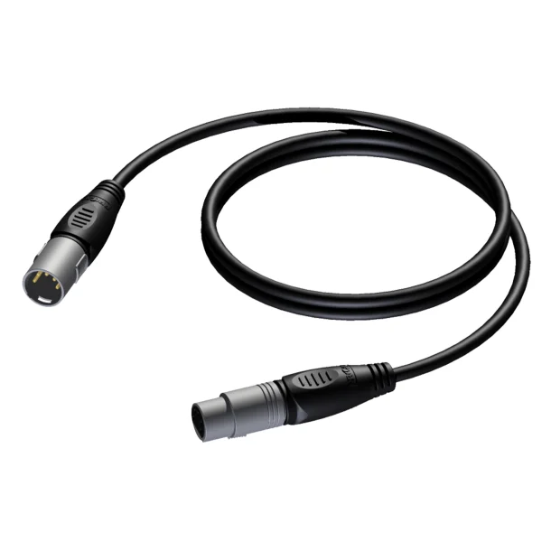 ProCab DMX-AES digital audio kabel 5 pol XLR 1,5 meter (REF955-1,5)
