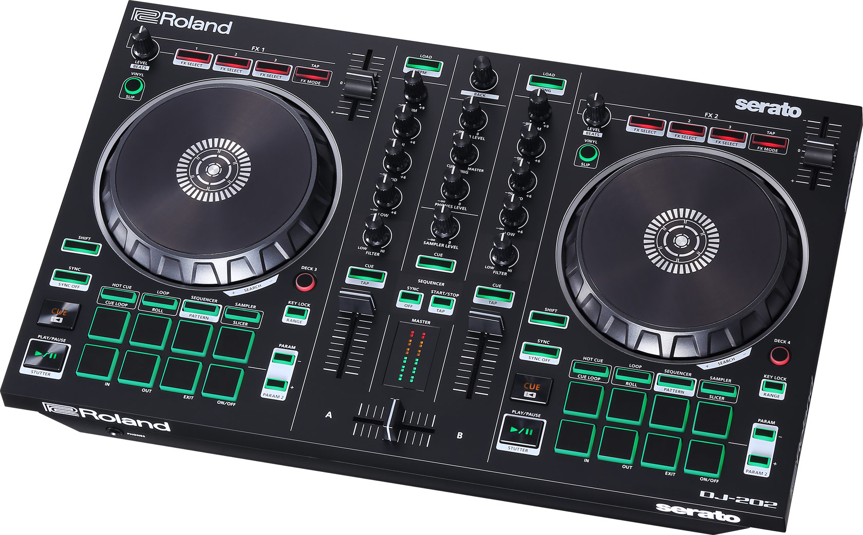 Roland DJ-202 DJコントローラー　箱あり Amazon | Roland DJ コントローラー DJ-202 ＋ 高品質ヘッドホン