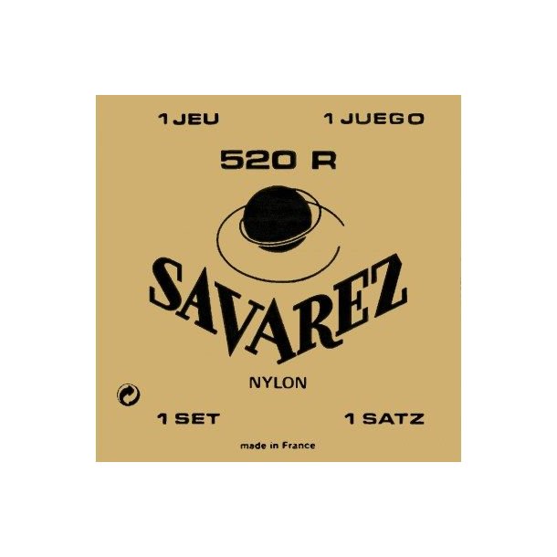 Savarez 520R spansk guitar-strenge, rd