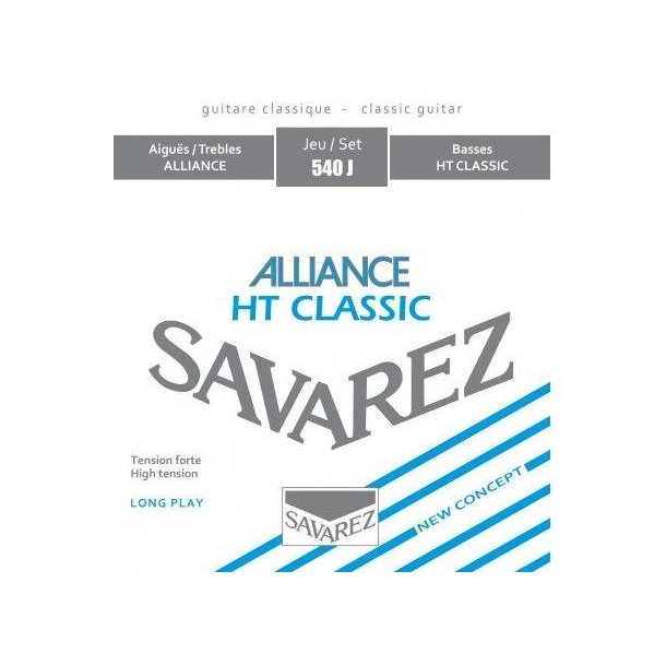 Savarez 540J Alliance High spansk guitar-strenge, bl
