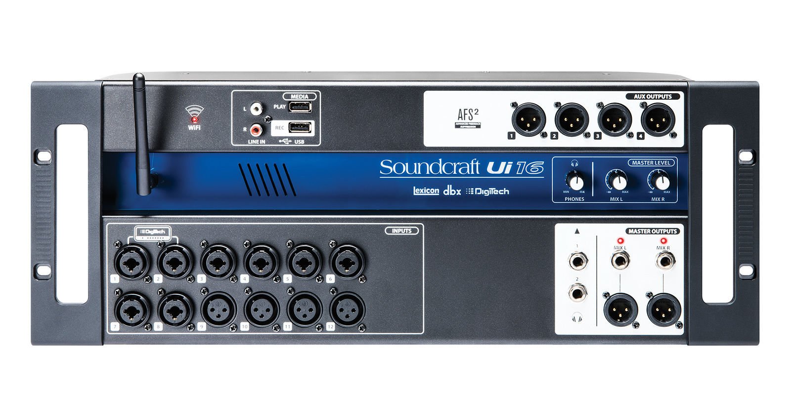 Soundcraft Ui16 Fernmischer mit integriertem WiFi. 16 Eingnge, DSP etc.