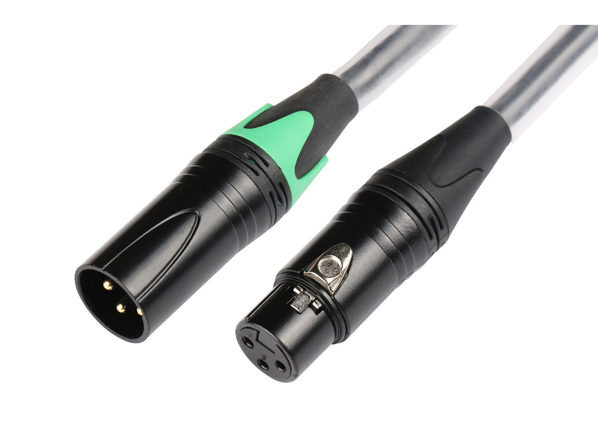 Stagg 5 X 10M Grün XLR Mikrofon Kabel & Audiosignal Kabel Pack