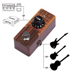 (BRUGT) Xvive MIKE - Spectral Reassignment Pedal - Acoustic, Electric &amp; Bass Guitar EQ Pedal