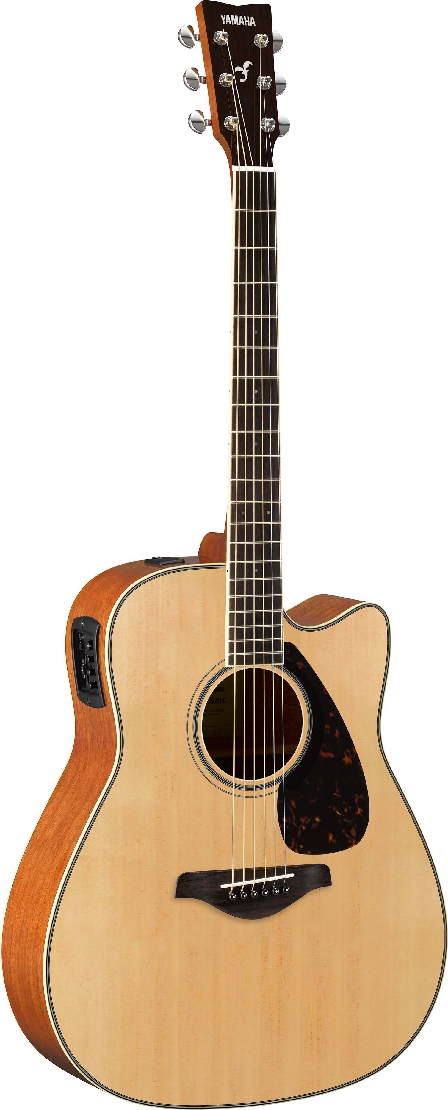 Se Yamaha Western Guitar FGX820C (Natur) hos Allround Musik