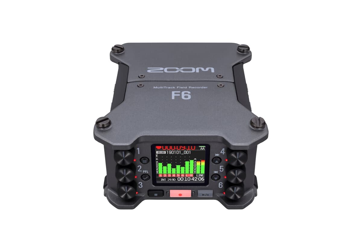 Zoom F6 MultiTrack Field Recorder