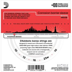 D'Addario EJ55, .010-.023 (5-Strenge) Loop End