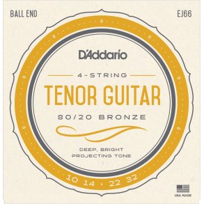 D'Addario EJ66, Strenges�t Tenor Guitar 010-032