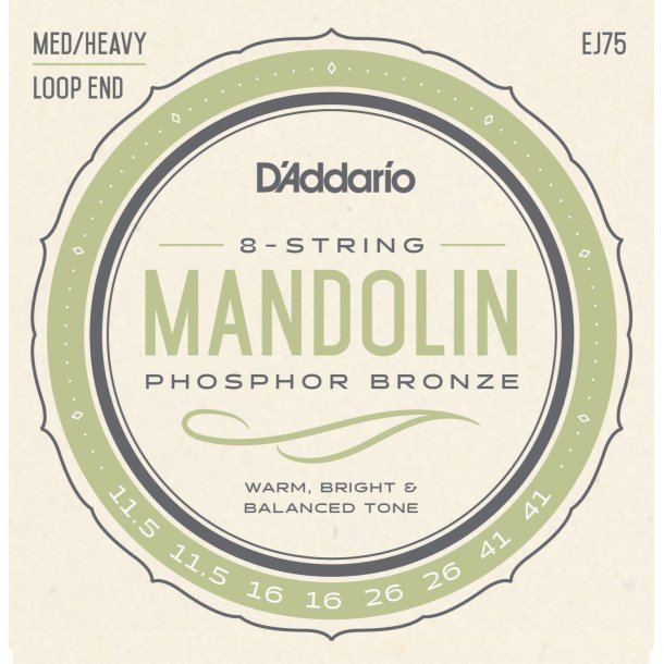D'Addario EJ75, 0115- 041 Med/Heavy