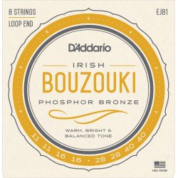 D'Addario EJ81, Strenges�t Irish Bouzouki Phosphor Bronze 011-040