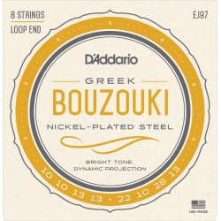 D'Addario EJ97, S�t strenge til gr�sk bouzouki .010-.028