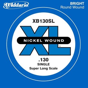 L�se strenge - D'Addario Single Bass String - XB130SL - Nickel Wound Super Long scale