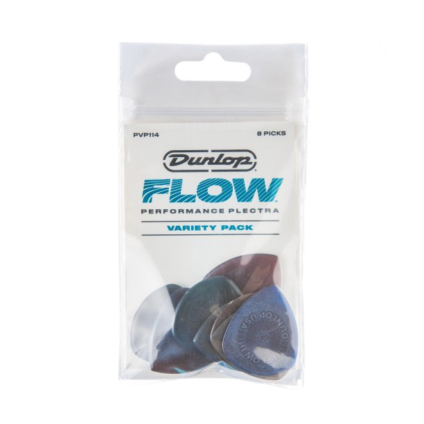 Dunlop PVP114 Pick flow variety pack - 8 pack