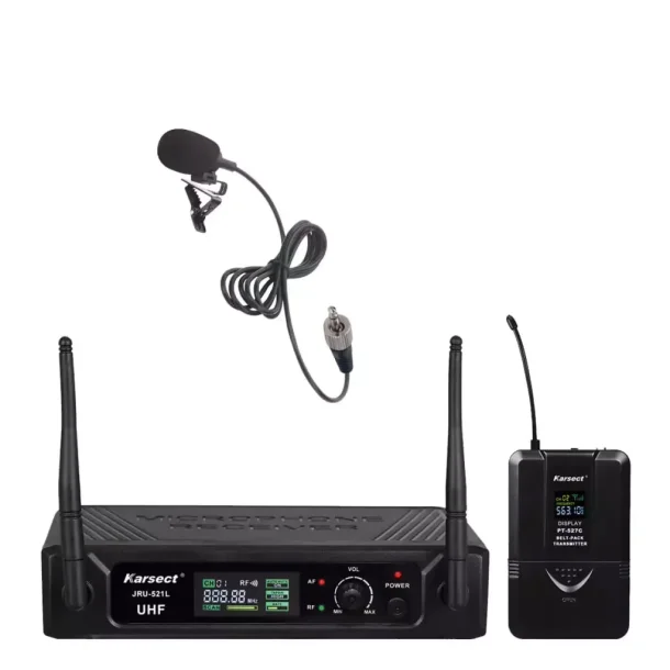 Karsect JRU-521L/PT-527C/LT-11A wireless headset microphone set