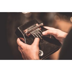 Meinl Percussion KA7-M-BK Kalimba, Medium Sort