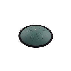 Meinl Sonic Energy CSTD1DG Compact Steel Tongue Drum, B Minor, Dark Green