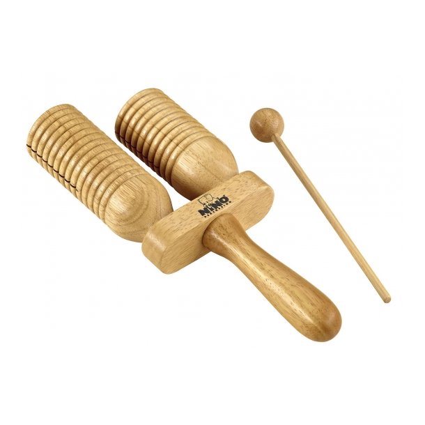 NINO Percussion NINO560 Wood a-go-go, 2 rows, Large