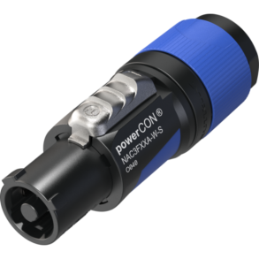 Neutrik NAC3FXXA-W-S PowerCON connector (female, blue, for 6�12 mm� cable, input)