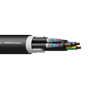 PROCAB Multikabel 2x DMX/AES/230V 3G2,5