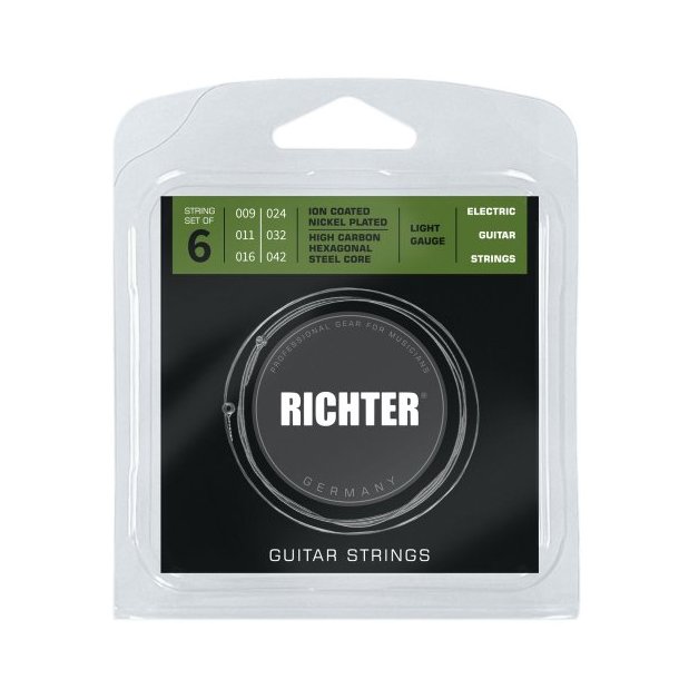 RICHTER Electric Guitar Strings 9-11-16-24-32-42