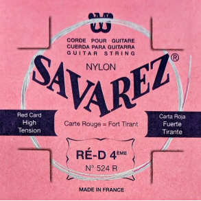 Savarez 524r (r�d) Nylon Wound 4. streng