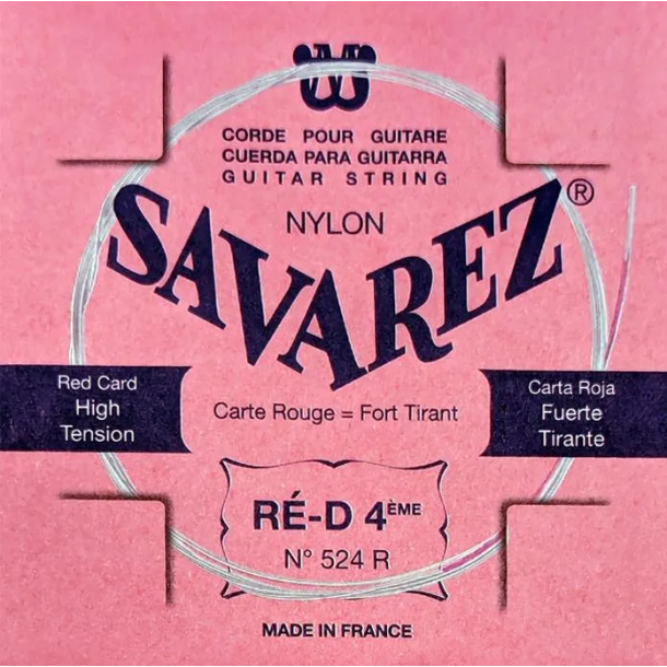 Savarez 524r (r�d) Nylon Wound 4. streng