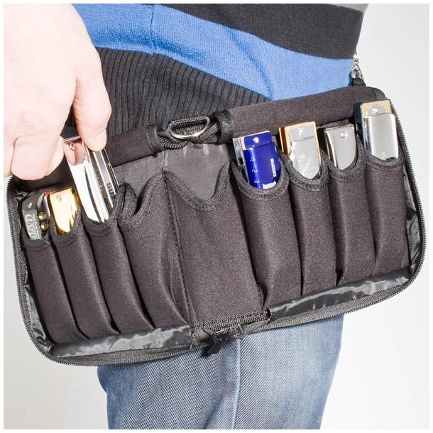 Suzuki Bltetaske for 8 stk. 10 huls diatoniske mundharmonikaer