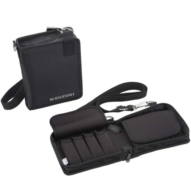 Suzuki Bltetaske for 8 stk. 10 huls diatoniske mundharmonikaer