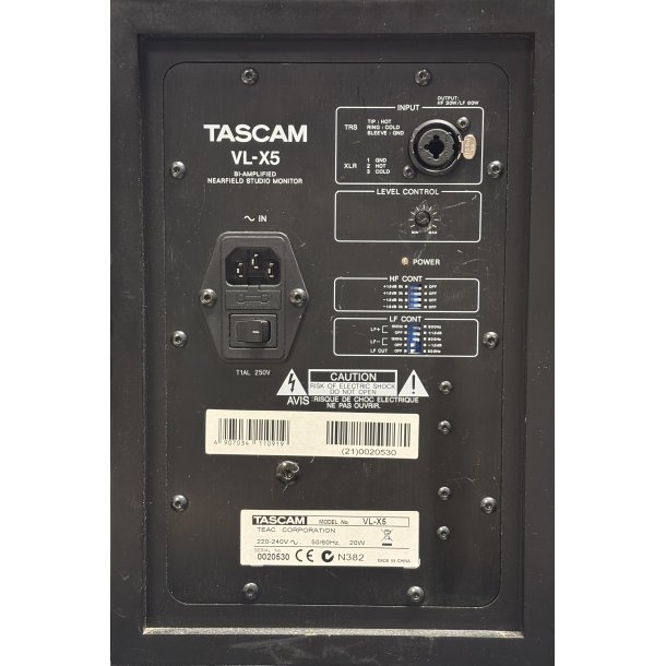 (USED) Tascam VL-X5 Bi-Amp Nearfield Studio Monitor