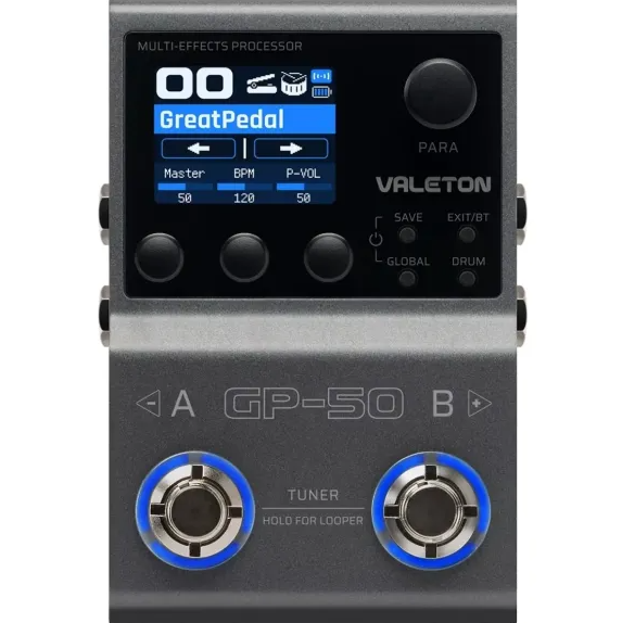 Valeton GP-50 guitar-multieffect - Guitar effects - Allround Musik