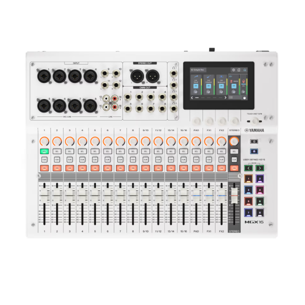 Yamaha MGX16, 22-channel Digital Mixing Console, white