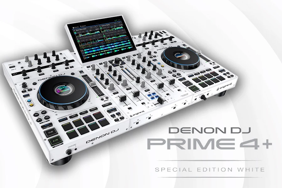 Denon DJ PRIME 4+ Special Edition White